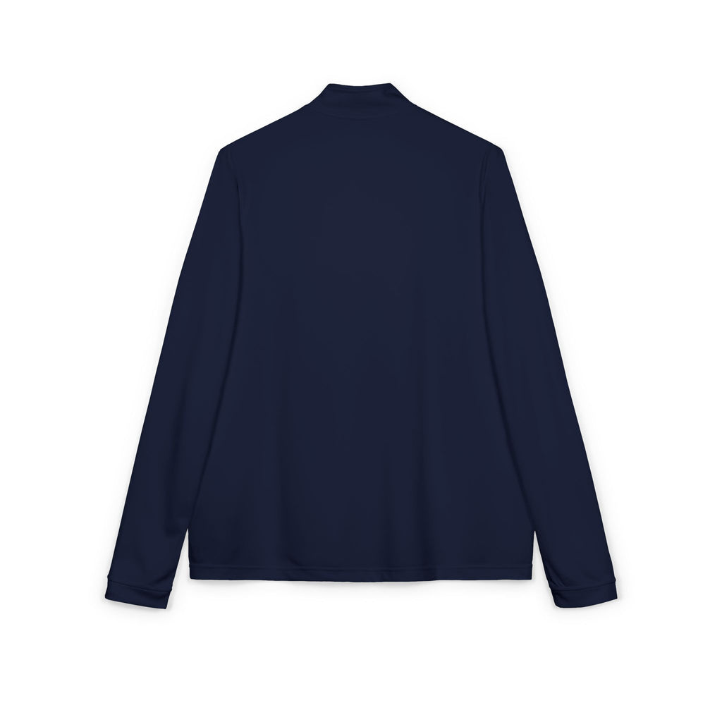 Embroidered adidas® Quarter-Zip Pullover — African Heritage-Inspired Athletic Top