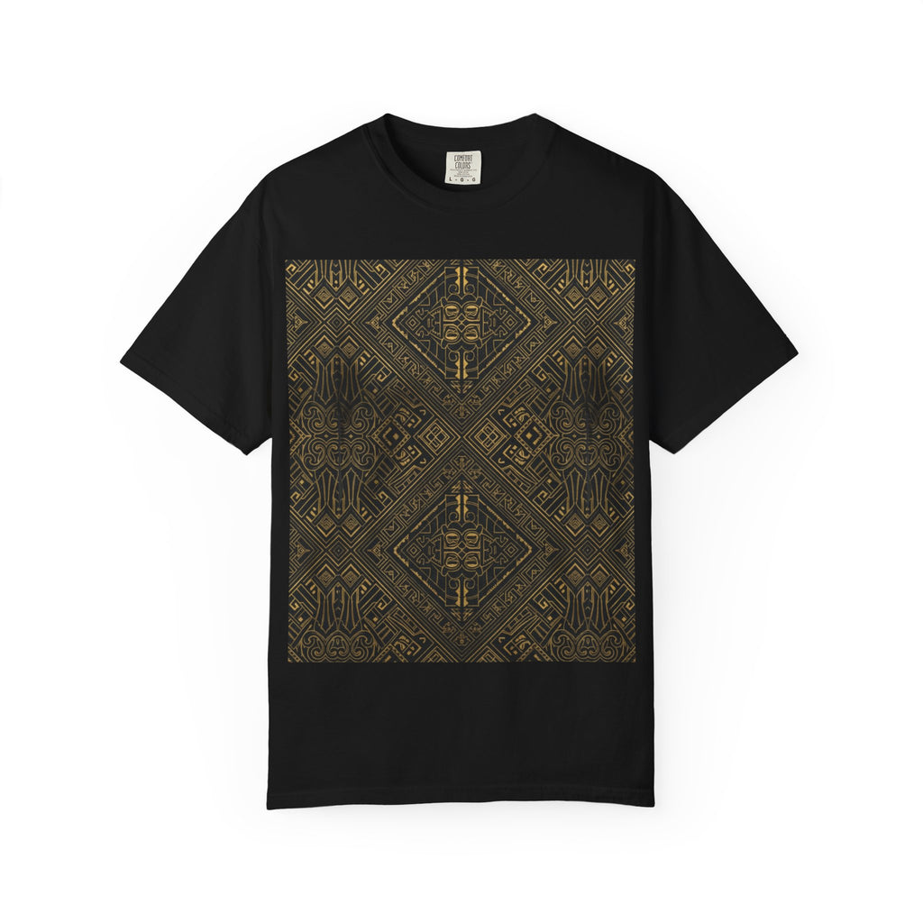 Maori Ethnic Print T‑Shirt — Vintage Tribal Pattern Tee