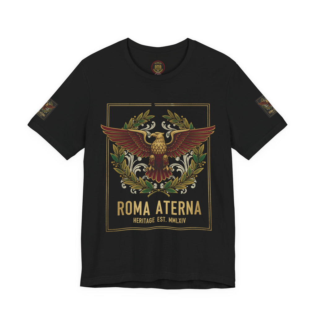 Roma Aeterna Eagle Tee – Vintage Roman Heritage Graphic T-Shirt