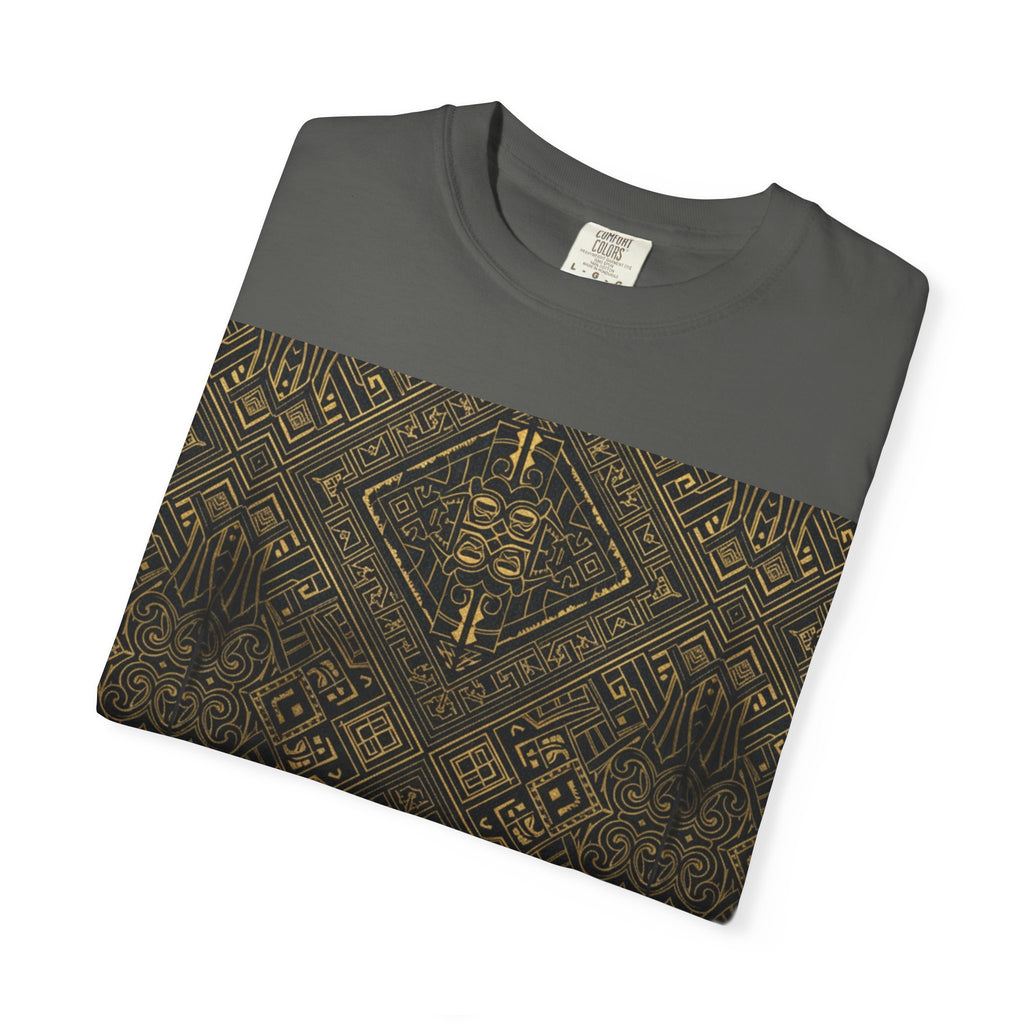Maori Ethnic Print T‑Shirt — Vintage Tribal Pattern Tee