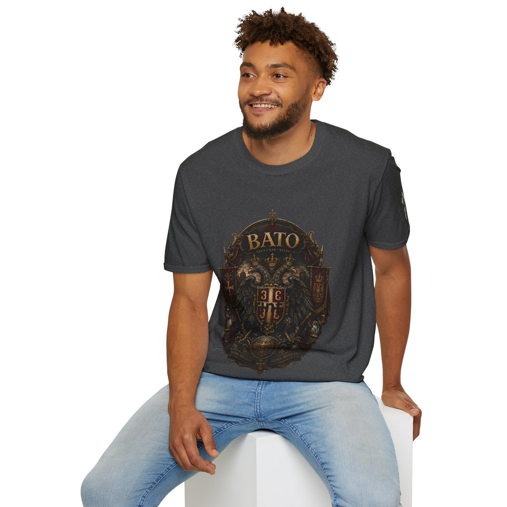 BATO Crest T‑Shirt — Vintage Heraldic Shield Graphic Tee