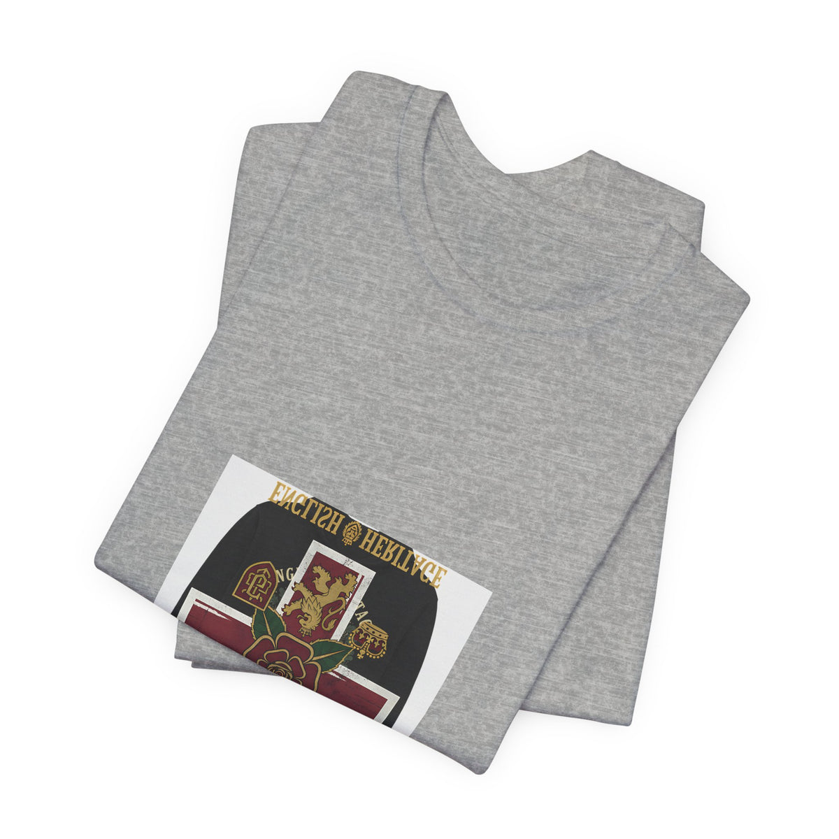 Medieval Rose Cross Tee — Vintage Heraldry Graphic T-Shirt