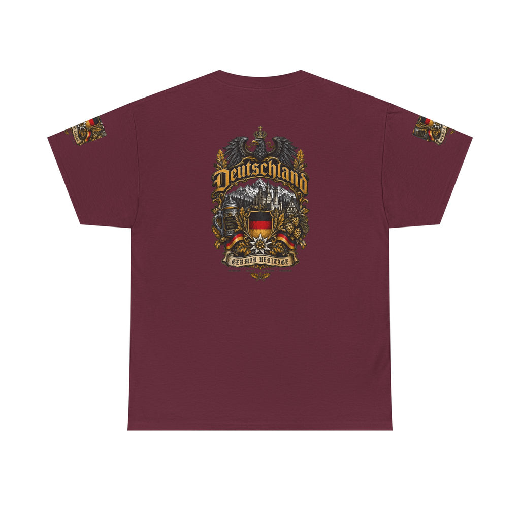 Deutschland Crest T-Shirt — Vintage German Flag Coat of Arms Tee