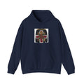 Vintage Celtic Cross Hoodie — St. Brigid Floral Emblem Sweatshirt