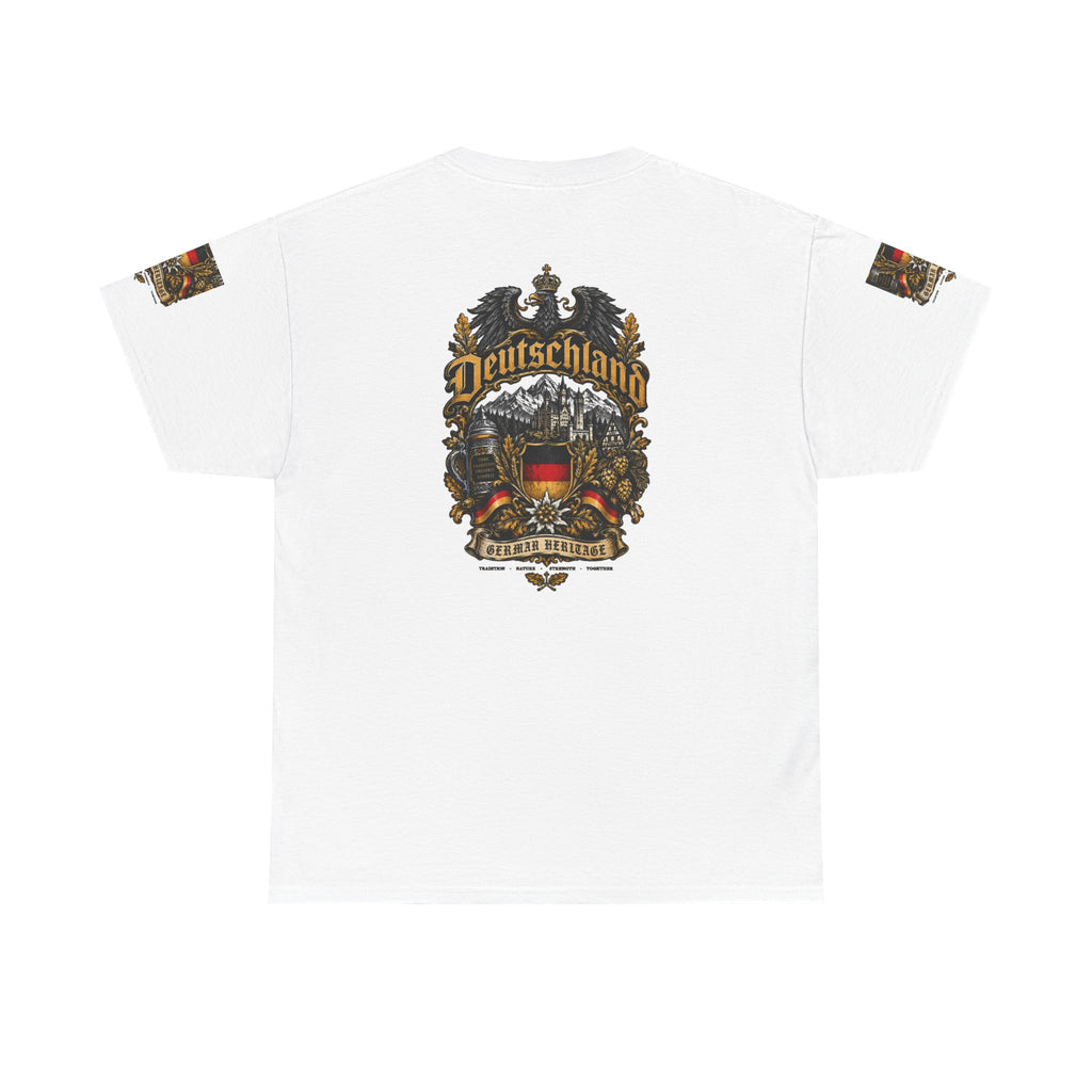 Deutschland Crest T-Shirt — Vintage German Flag Coat of Arms Tee