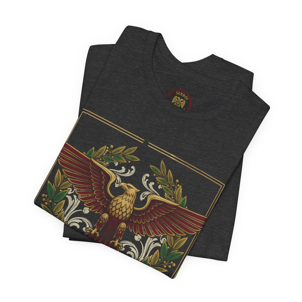 Roma Aeterna Eagle Tee – Vintage Roman Heritage Graphic T-Shirt