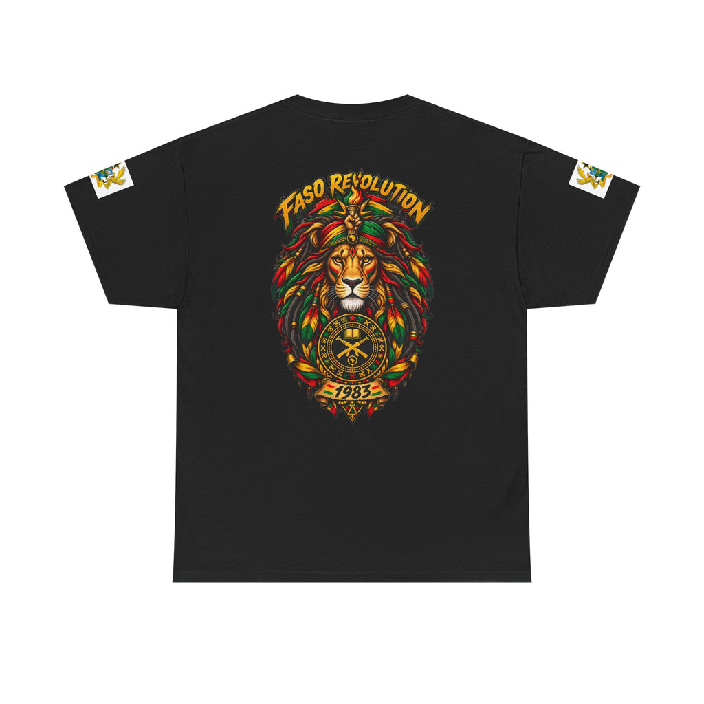 Faso Lion Revolution Tee — Reggae Lion Graphic T-Shirt