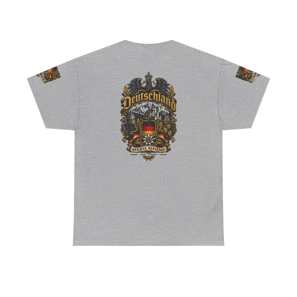 Deutschland Crest T-Shirt — Vintage German Flag Coat of Arms Tee