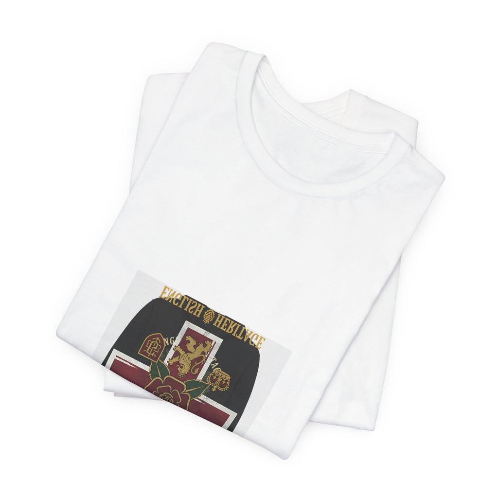 Medieval Rose Cross Tee — Vintage Heraldry Graphic T-Shirt
