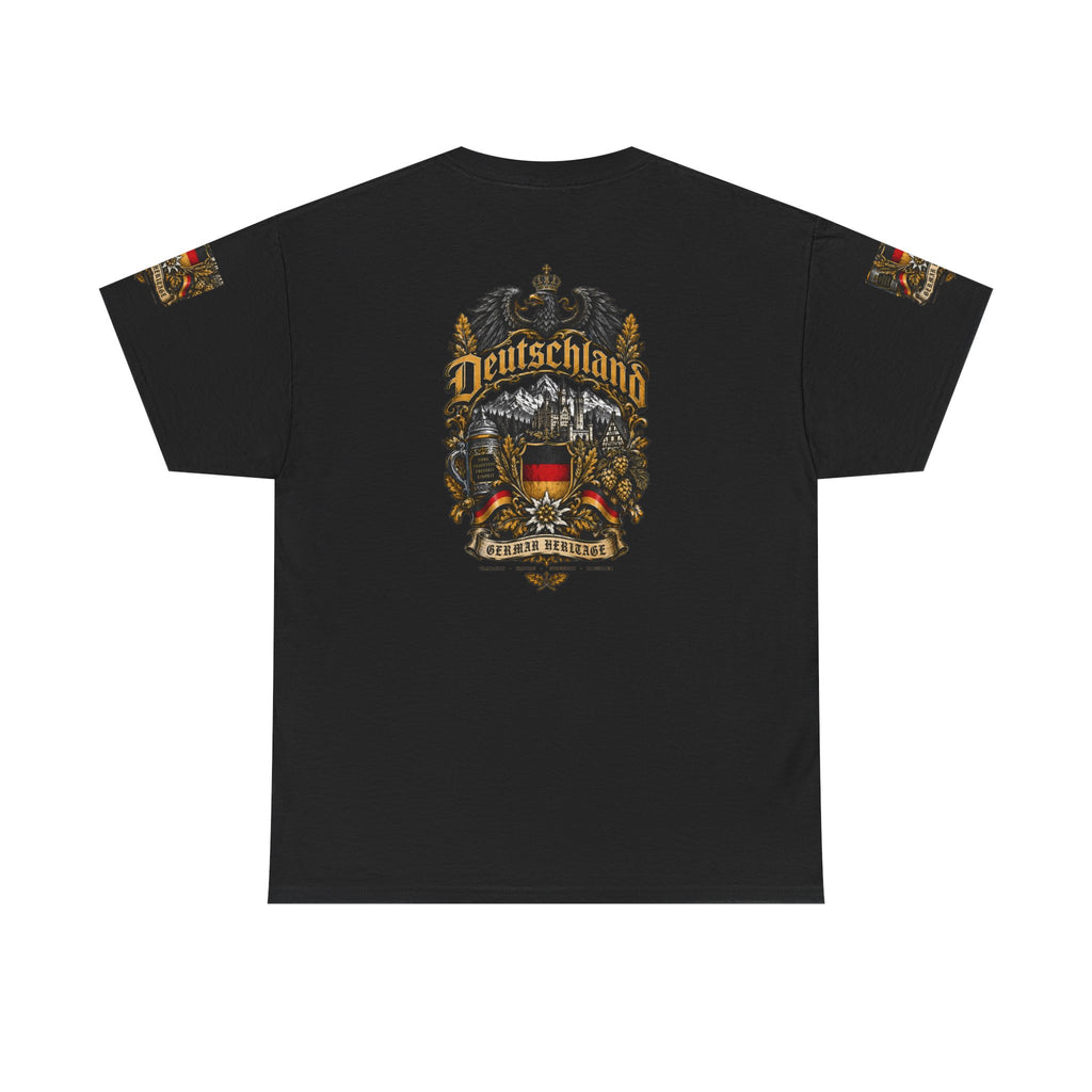 Deutschland Crest T-Shirt — Vintage German Flag Coat of Arms Tee