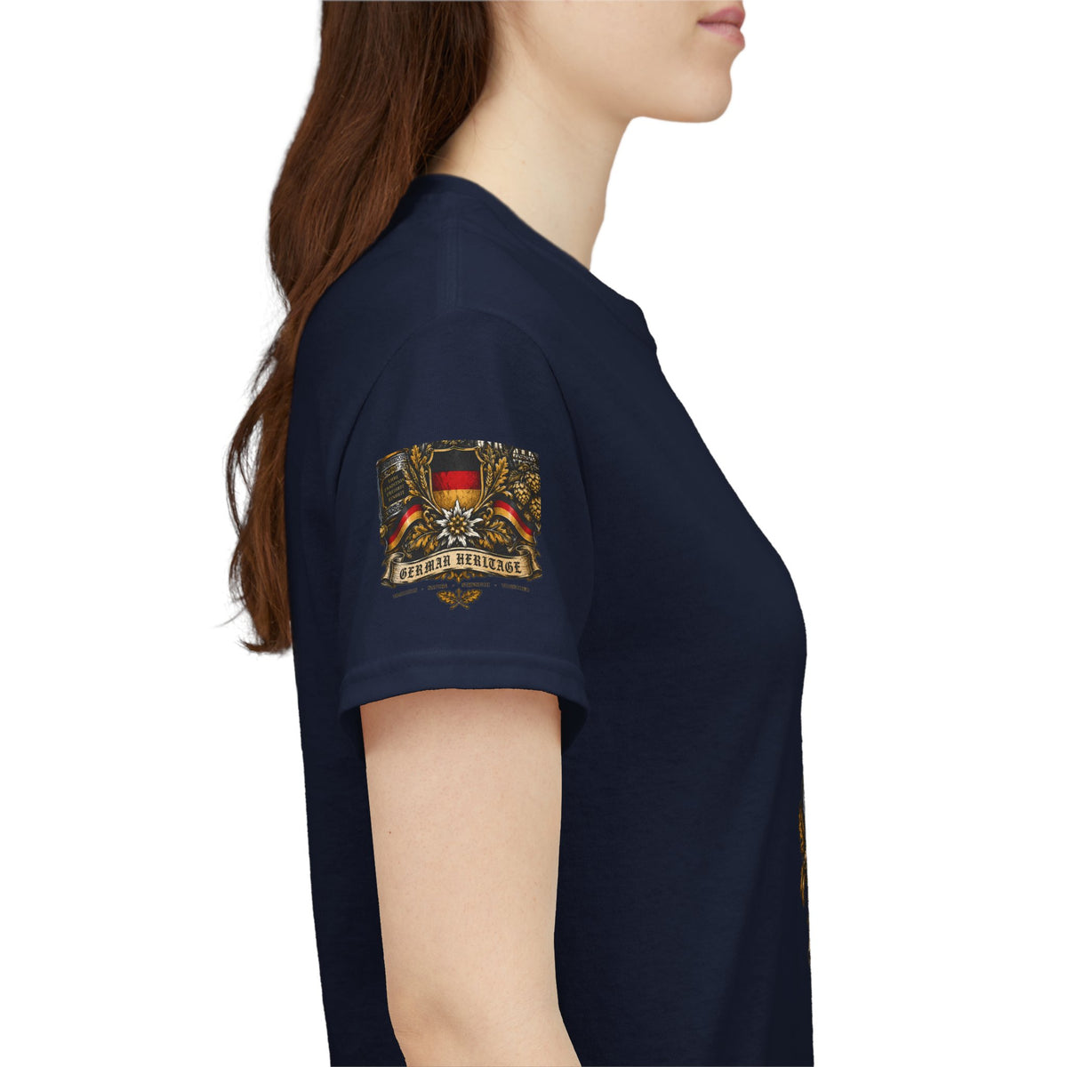 Deutschland Crest T-Shirt — Vintage German Flag Coat of Arms Tee