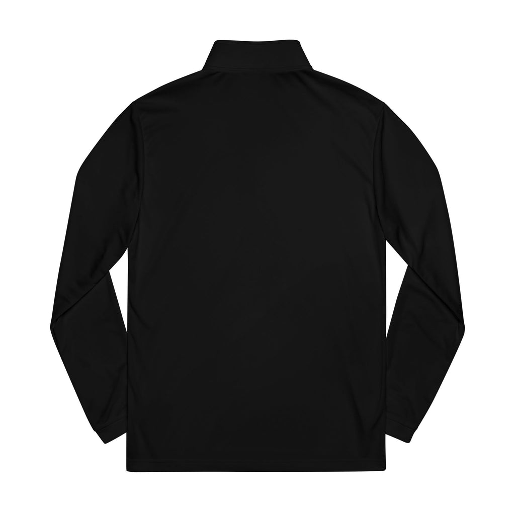 Embroidered adidas® Quarter-Zip Pullover — African Heritage-Inspired Athletic Top