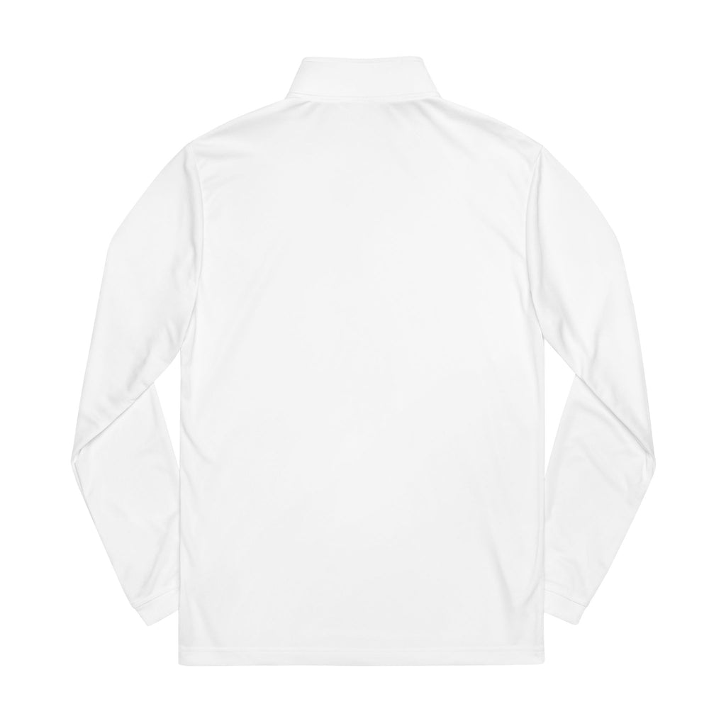 Embroidered adidas® Quarter-Zip Pullover — African Heritage-Inspired Athletic Top