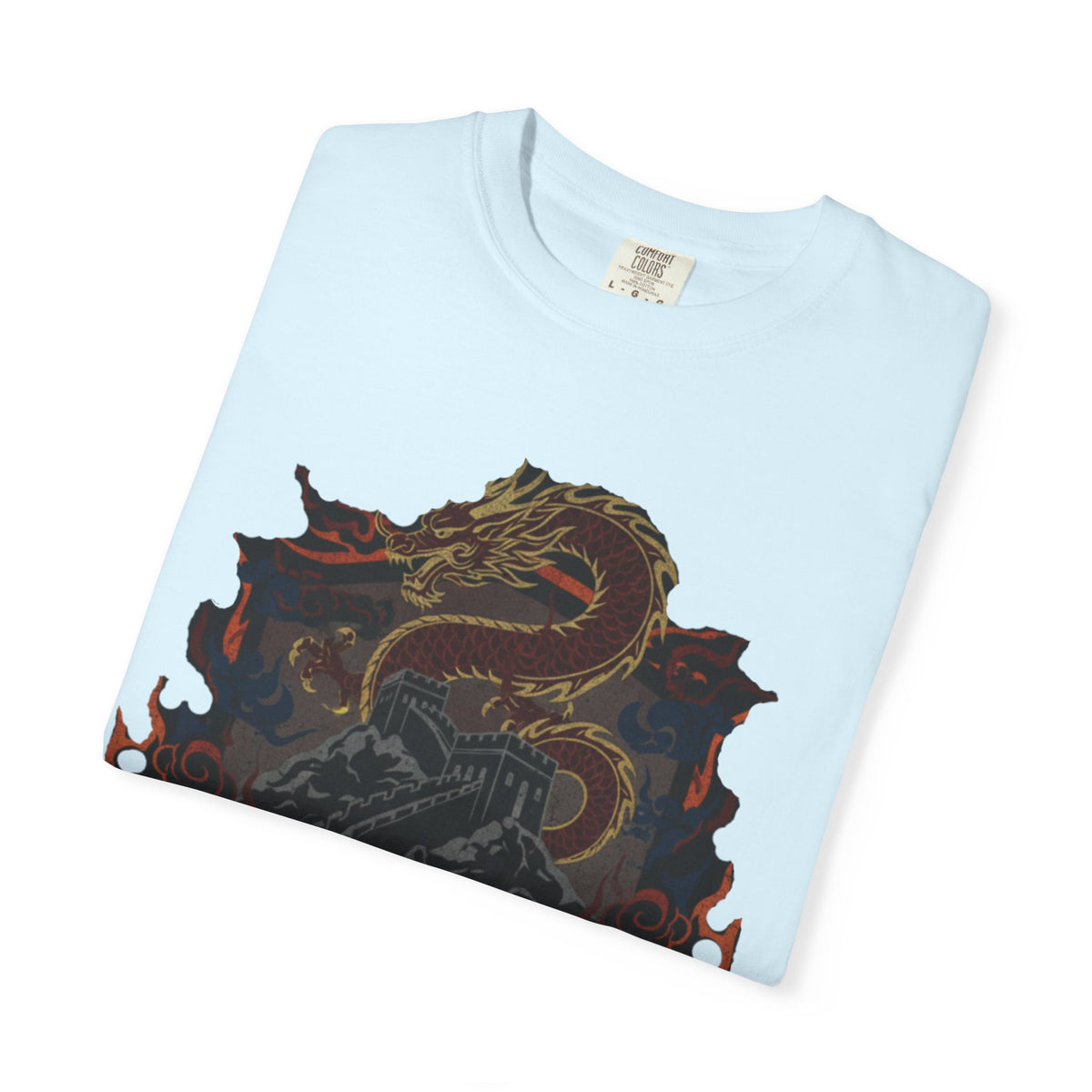 Dragon Crest T-Shirt — Asian Mythic Serpent Graphic Tee