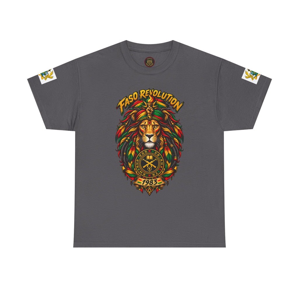 Faso Lion Revolution Tee — Reggae Lion Graphic T-Shirt