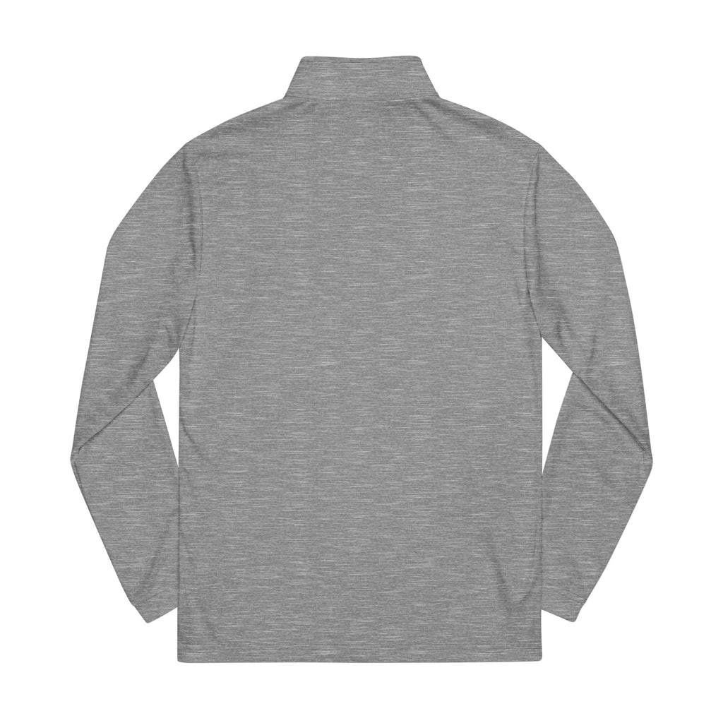 Embroidered adidas® Quarter-Zip Pullover — African Heritage-Inspired Athletic Top