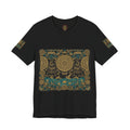 Kalinga Empire & Sambalpuri T‑Shirt — Boho Celestial Tee with Zodiac Motif