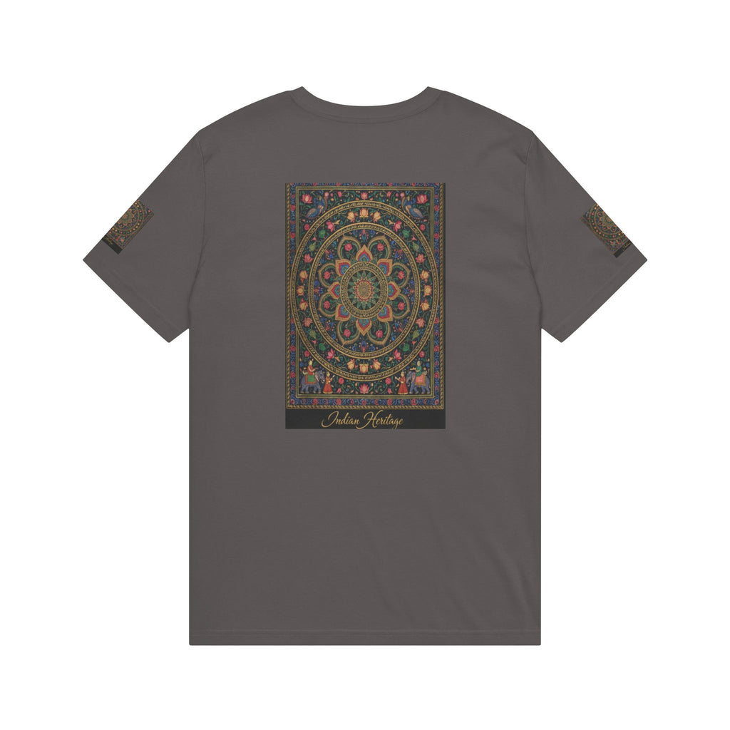 Mughal Miniature T‑Shirt — Vintage Floral Mandala Graphic Tee