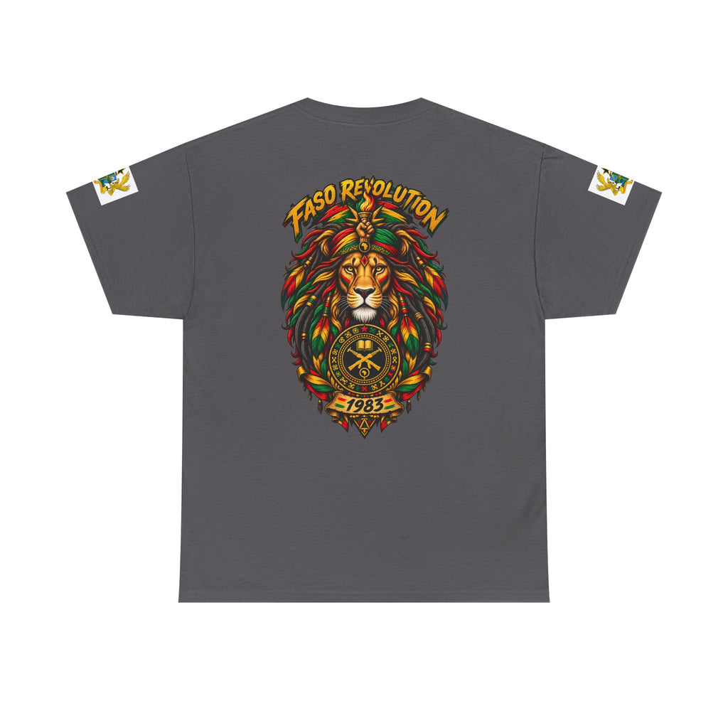 Faso Lion Revolution Tee — Reggae Lion Graphic T-Shirt