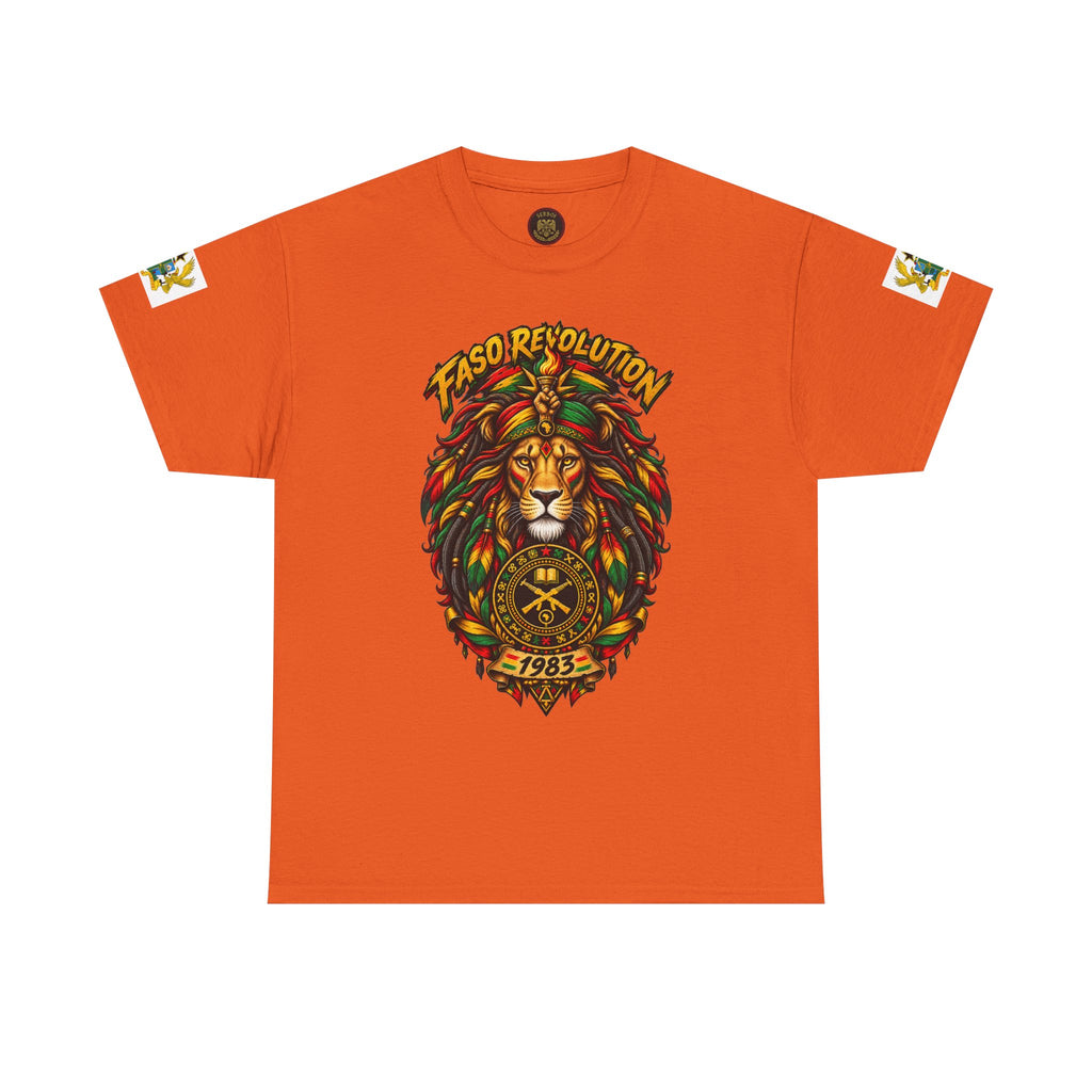 Faso Lion Revolution Tee — Reggae Lion Graphic T-Shirt