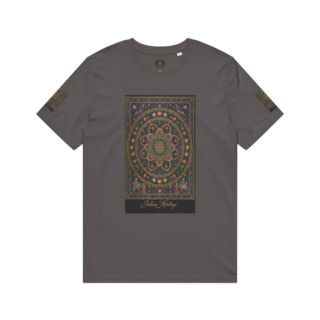 Mughal Miniature T‑Shirt — Vintage Floral Mandala Graphic Tee