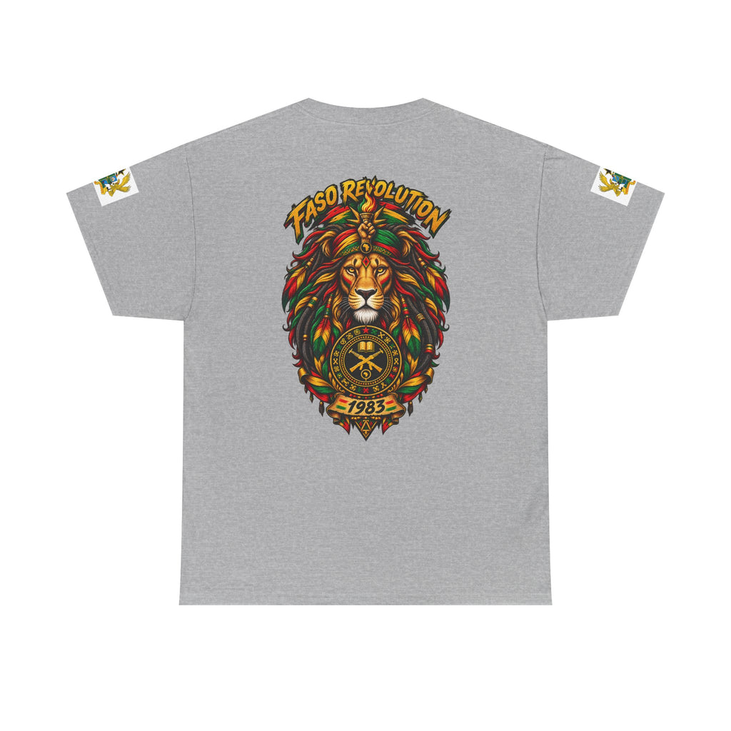 Faso Lion Revolution Tee — Reggae Lion Graphic T-Shirt
