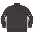 Macedonian Heritage Quarter-Zip — Sun of Vergina & Byzantine Folk Art
