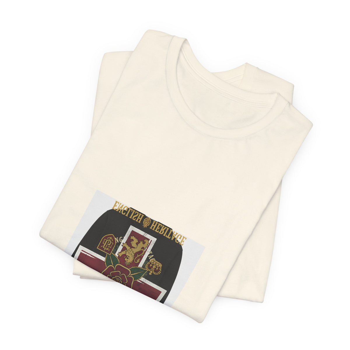 Medieval Rose Cross Tee — Vintage Heraldry Graphic T-Shirt
